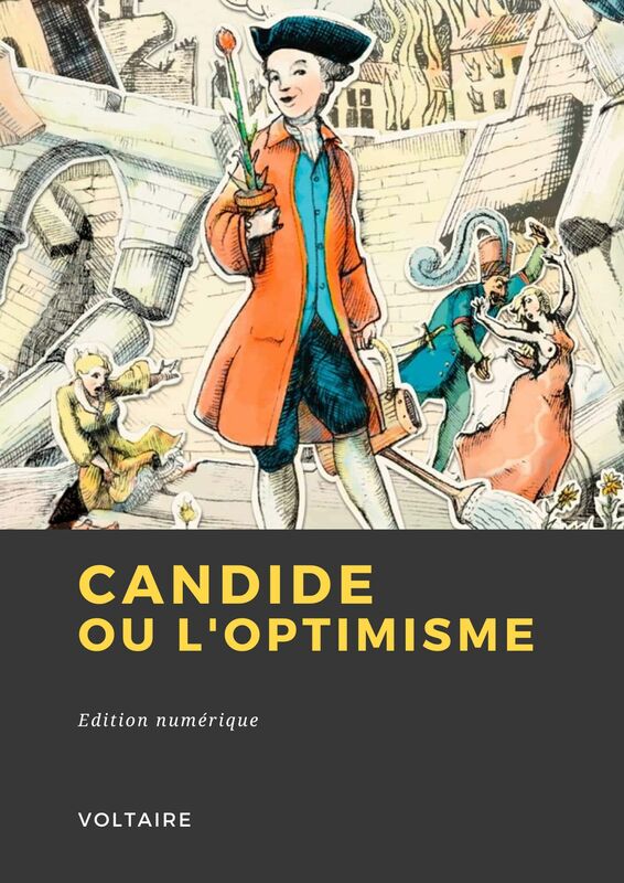 Couverture du livre Candide ou l'Optimisme de Voltaire chez Librofilio