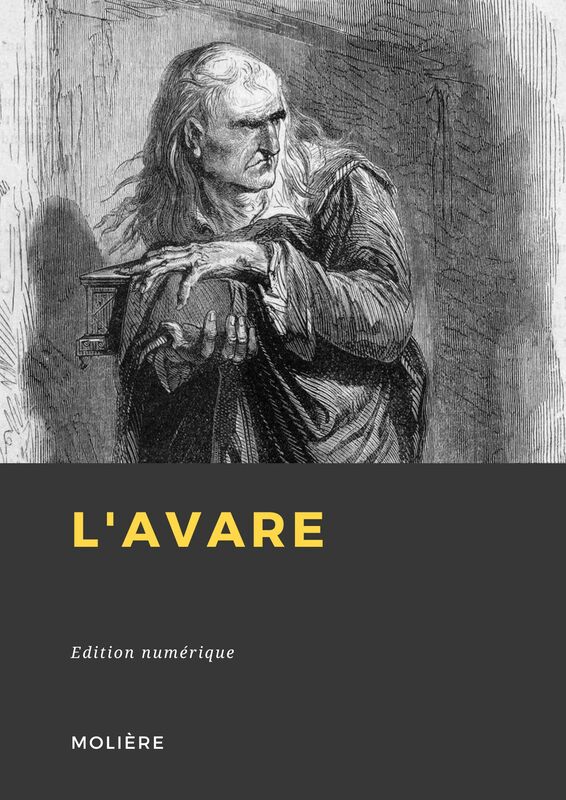 Couverture du livre L'Avare de Molière chez Librofilio