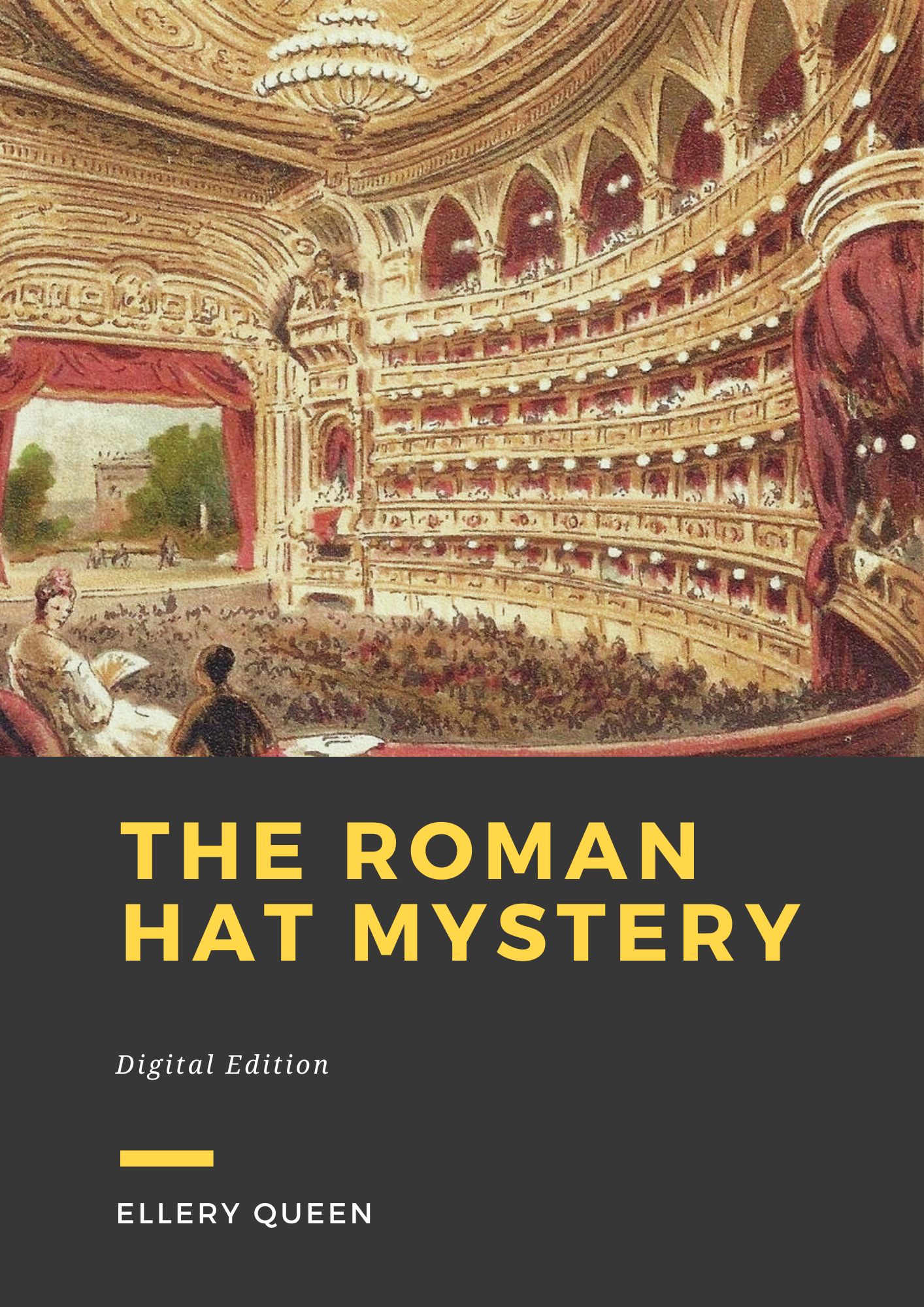 Couverture du livre The Roman Hat Mystery de Ellery Queen chez Librofilio