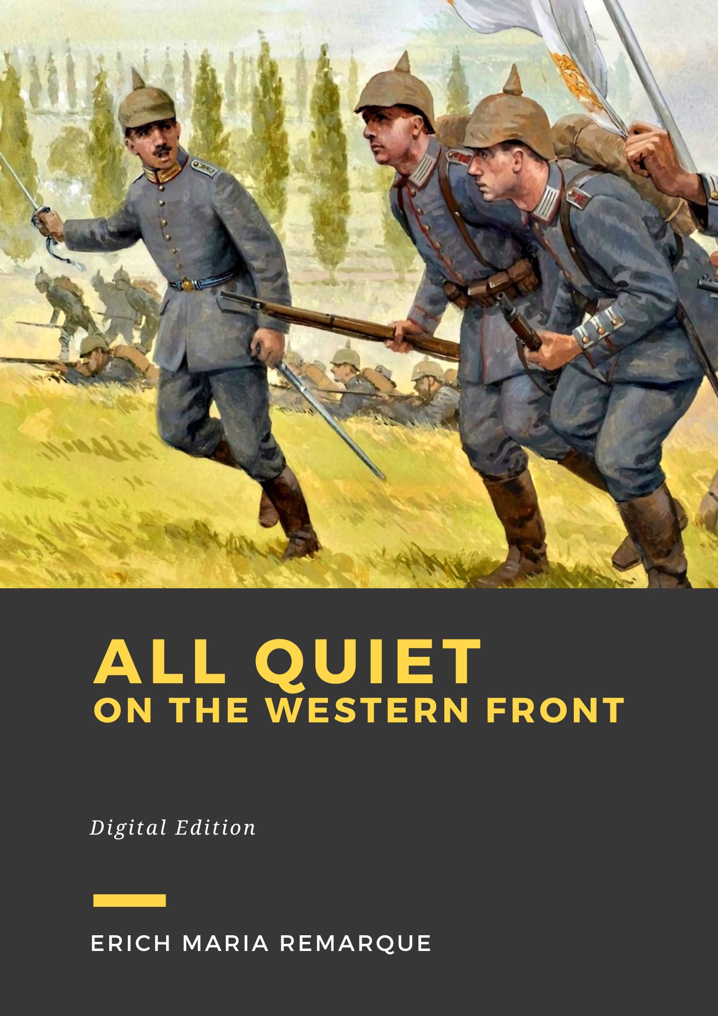 Couverture du livre All Quiet on the Western Front de Erich Maria Remarque chez Librofilio