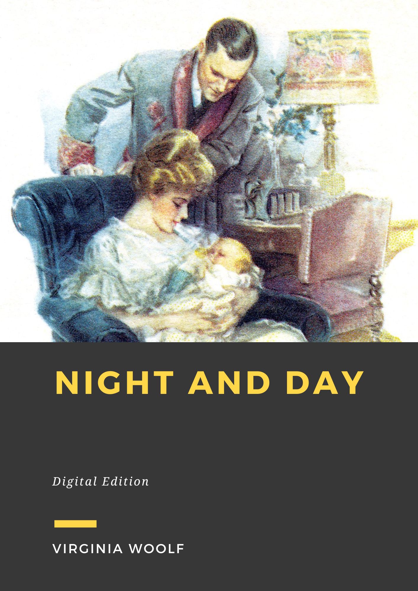 Couverture du livre Night and Day de Virginia Woolf chez Librofilio