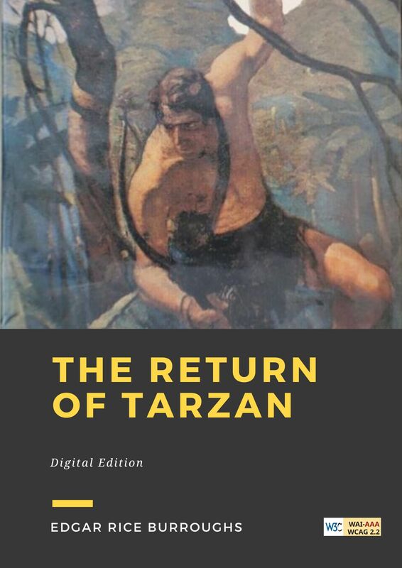 Couverture du livre The Return of Tarzan de Edgar Rice Burroughs chez Librofilio