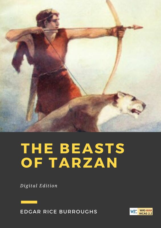 Couverture du livre The Beasts of Tarzan de Edgar Rice Burroughs chez Librofilio