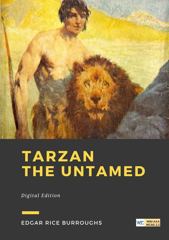 Couverture du livre Tarzan the Untamed de Edgar Rice Burroughs chez Librofilio