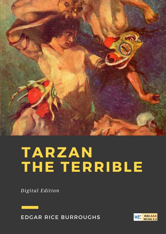 Couverture du livre Tarzan the Terrible de Edgar Rice Burroughs chez Librofilio