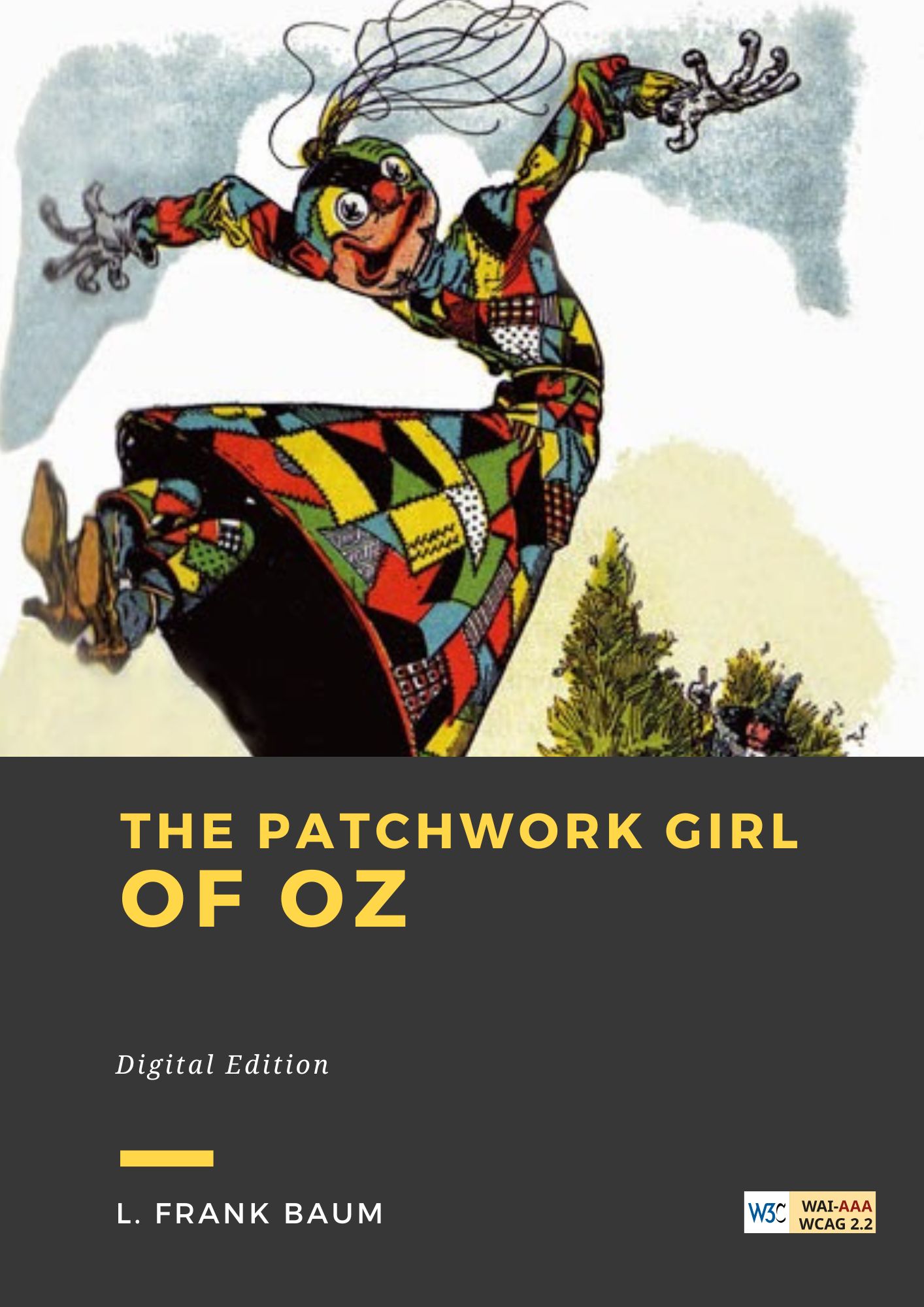 Couverture du livre The Patchwork Girl of Oz de L. Frank Baum chez Librofilio