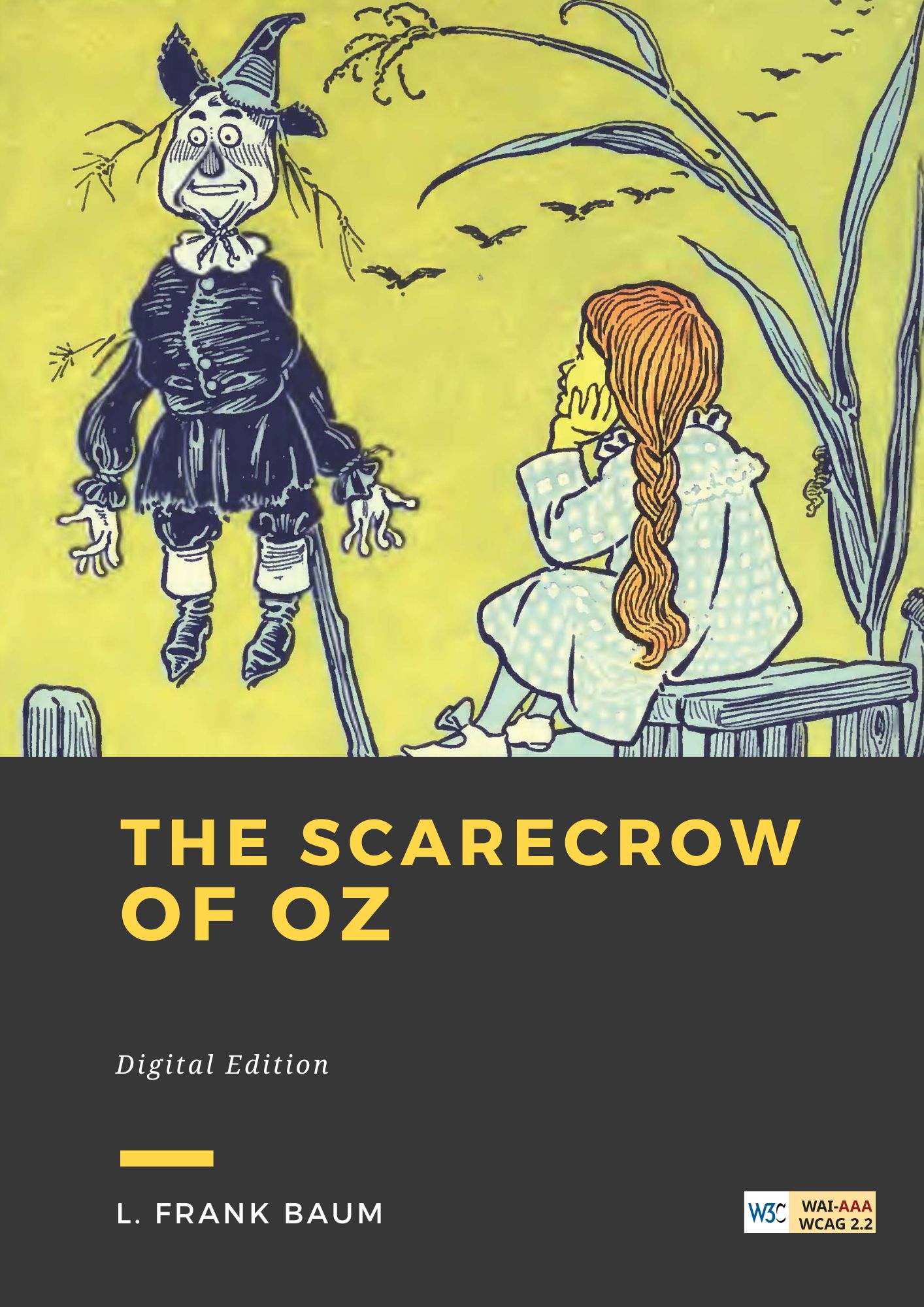 Couverture du livre The Scarecrow of Oz de L. Frank Baum chez Librofilio