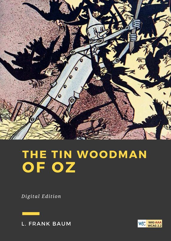 Couverture du livre The Tin Woodman of Oz de L. Frank Baum chez Librofilio