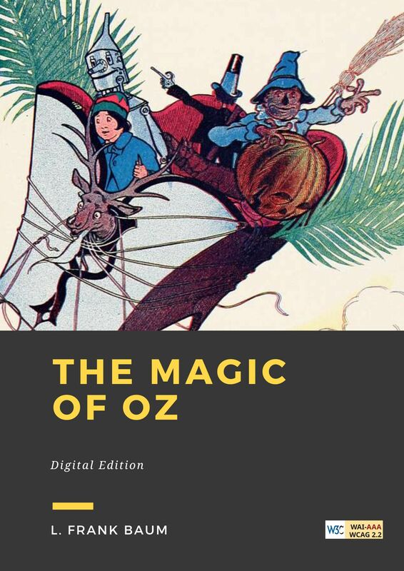 Couverture du livre The Magic of Oz de L. Frank Baum chez Librofilio