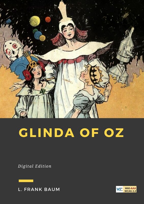 Couverture du livre Glinda of Oz de L. Frank Baum chez Librofilio