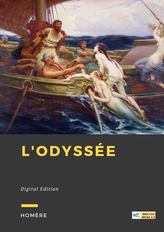 Couverture du livre L'Odyssée de Homère chez Librofilio