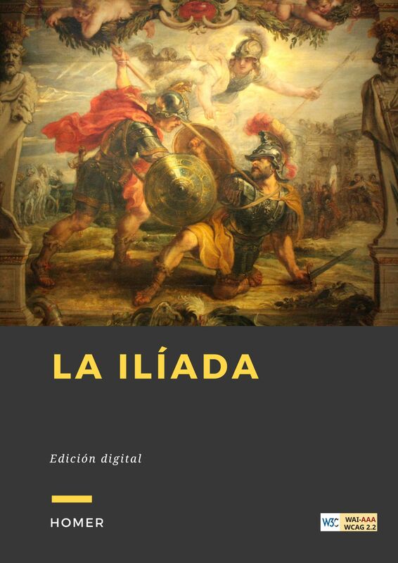 Couverture du livre La Ilíada de Homer chez Librofilio