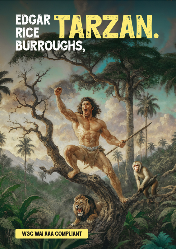 Couverture du livre Tarzan de Edgar Rice Burroughs chez Librofilio