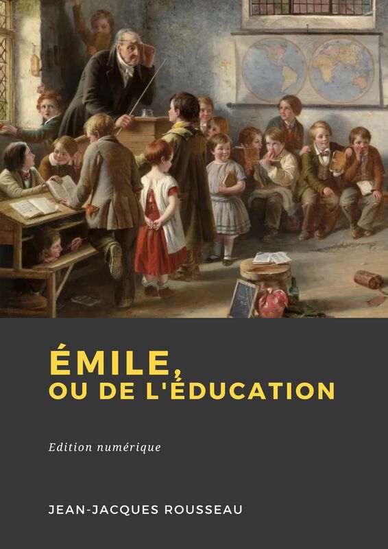 Couverture du livre Émile, ou De l'éducation de Jean-Jacques Rousseau chez Librofilio