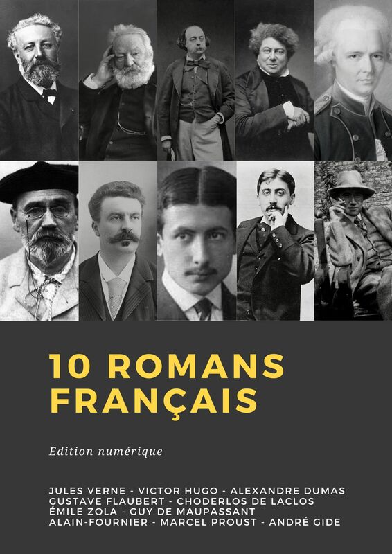 Couverture du livre 10 romans français de Divers