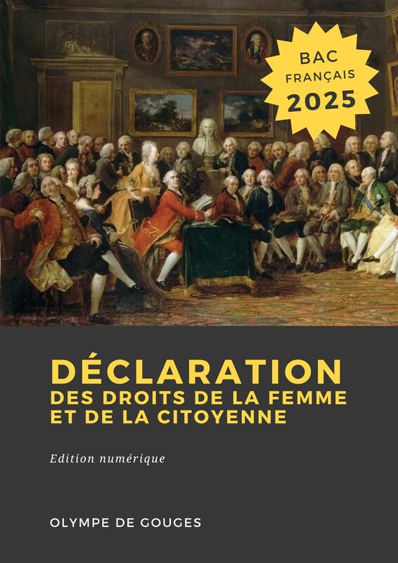 Couverture du livre Déclaration des droits de la femme et de la citoyenne de Olympe de Gouges chez Librofilio