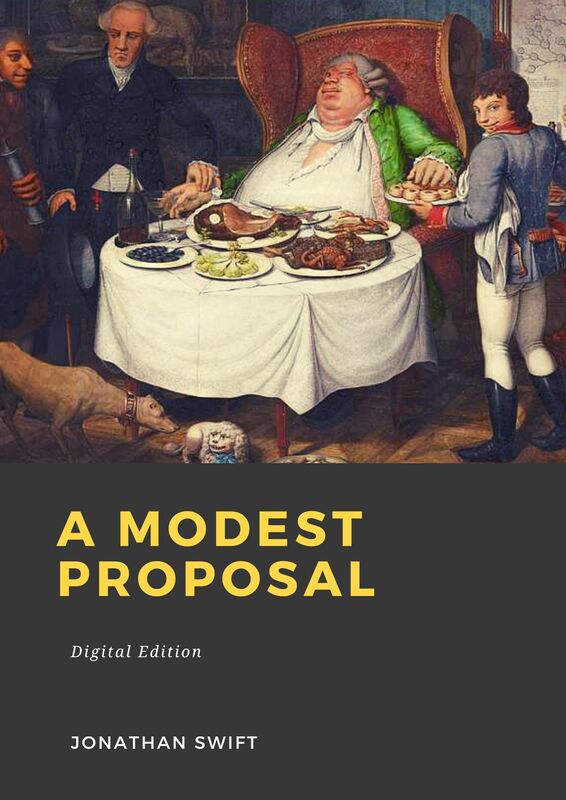 Couverture du livre A Modest Proposal de Jonathan Swift chez Librofilio