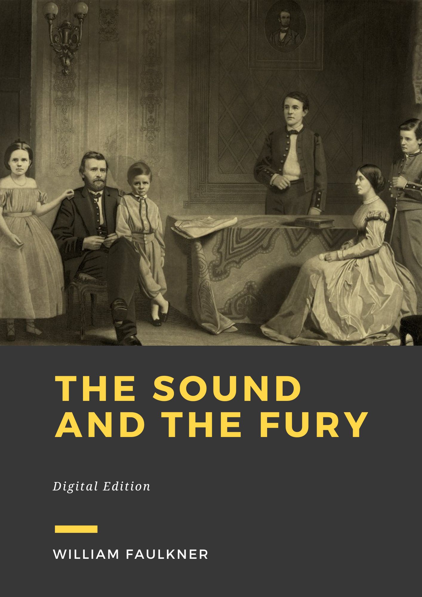 Couverture du livre The Sound and the Fury de William Faulkner chez Librofilio
