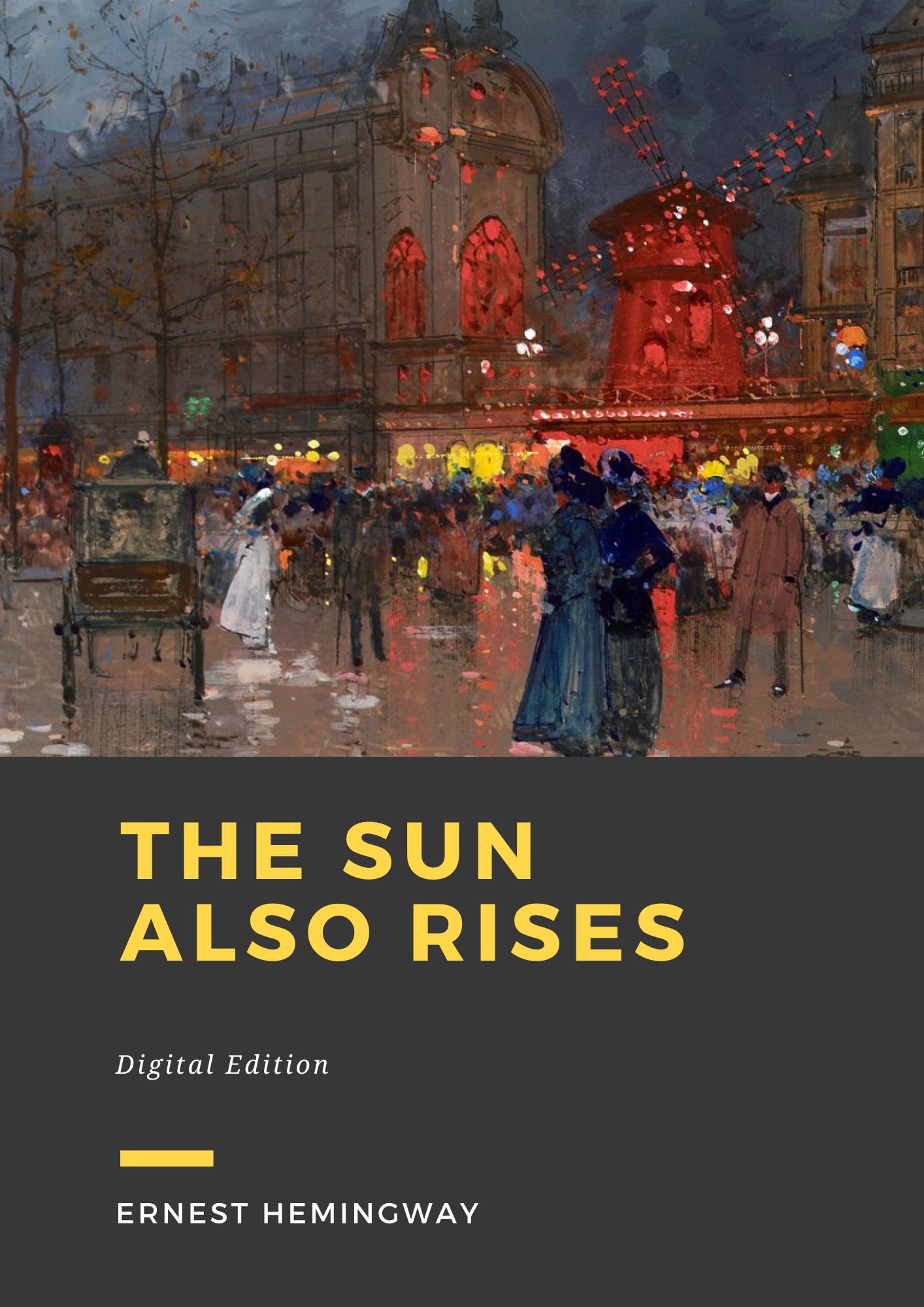 Couverture du livre The Sun Also Rises de Ernest Hemingway chez Librofilio