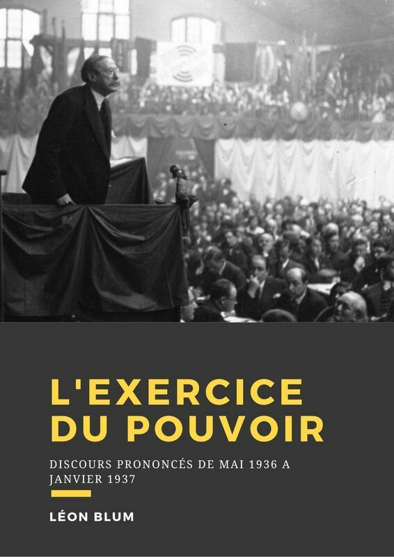 Couverture du livre L'exercice du pouvoir de Léon Blum chez Librofilio